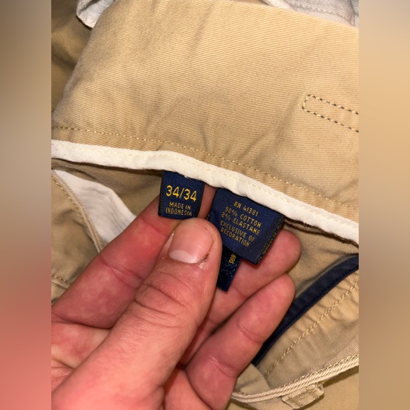 Men’s Polo Ralph Lauren 34x34 Khaki Pants - Picture 5 of 6